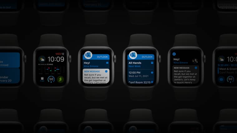Microsoft Outlook watchOS preview